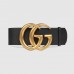 GUCCI Cinto Marmont Fivela Double G Dourado